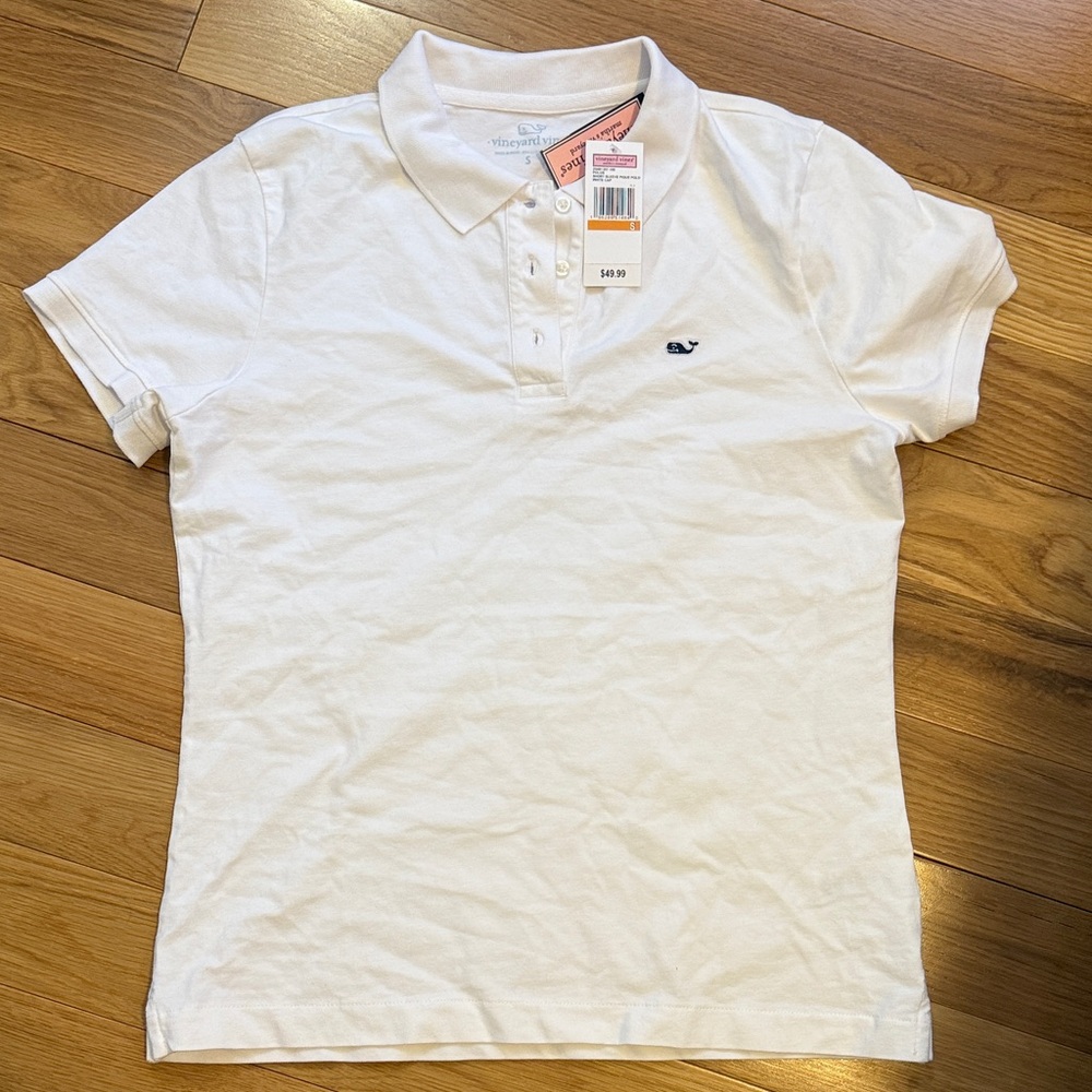 Classic women’s White Polo Shirt